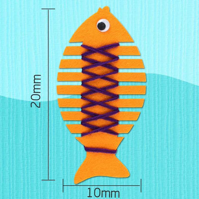 Детский сад обернутый нитью износ линия рыба руководство Игра Головоломка Развивающие Игрушки для раннего обучения Монтессори учебное средство математическая игрушка