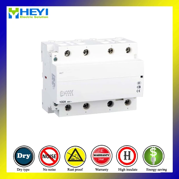 

4P 4NO 240v 100A household Reversible Contactor for din rail electrical type contactor