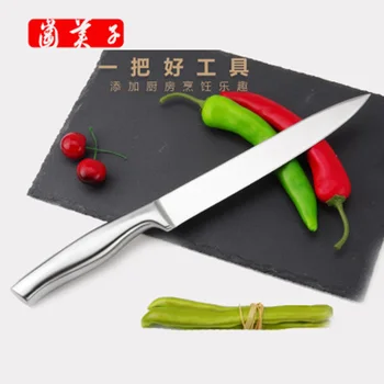 

1pcs Useful Top Grade Sharp Knife High Quality 34.5x3CM Frozen Meat Vegetable Fruit Cutter Chef kitchen Knife