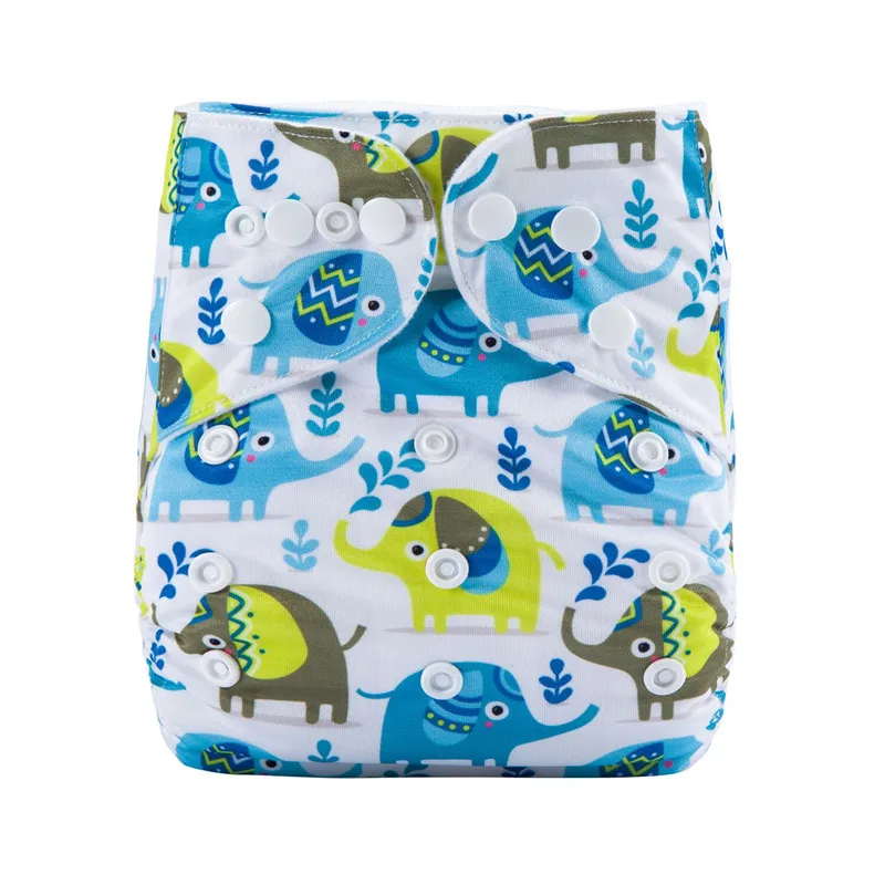 Free Shipping 1pcs Printed Reusable Cloth Diapers Nappies Babies
