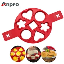 Anpro блинница антипригарный инструмент для приготовления яиц кольцо для приготовления Блинов для сыра сковорода для яиц перекидная Форма для яиц кухонные аксессуары для выпечки