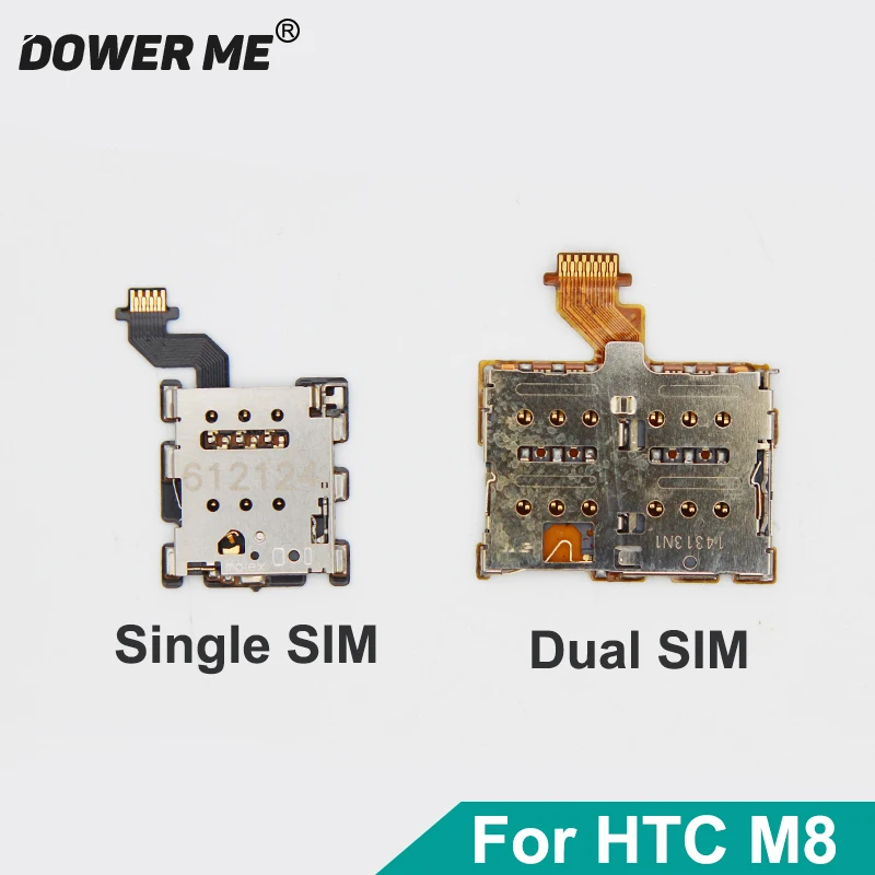 

Dower Me SIM Card Reader Holder Slot Flex Cable For HTC One M8 Dual Replacement