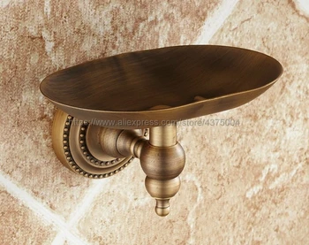 

Soap Dishes Antique Brass Wall Mounted Soap Holder Antique Brass Soap Dish for WC Bathroom Accessories Bath Products Nba081