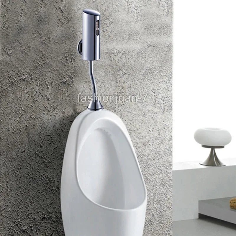 Automatic Sensor Urinal Flush Valve For Men Bathroom Lavatory battery