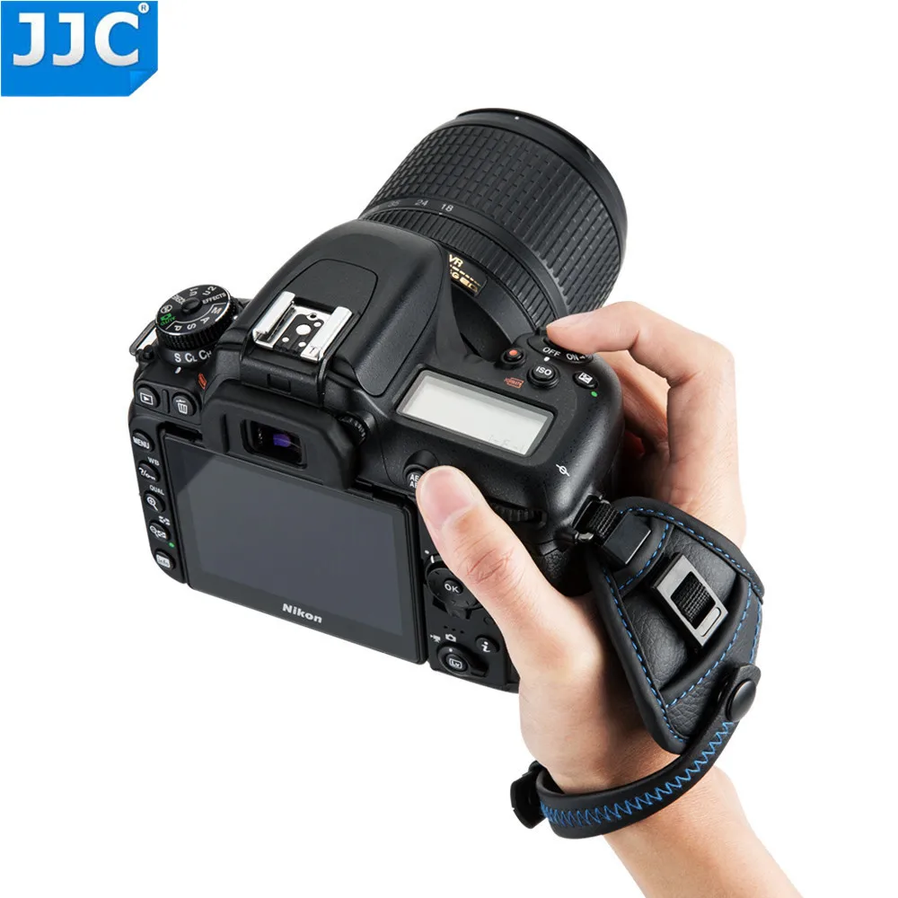 JJC Противоскользящий ремешок для камеры для Canon/Nikon/sony/Fujifilm/Olympus/Pentax/Panasonic+ быстросъемная пластина/U пластина