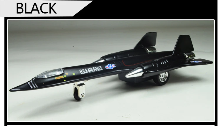 Игрушка черная птица SR-71 модель истребителя высокая высота высокая скорость исследования модель самолета полная спина функция дети хобби игрушки