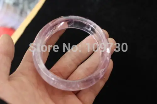 

001329 PRETTY AMETHYST QUARTZ CRYSTAL HANDCRAFT CARVE BRACELET HEALING