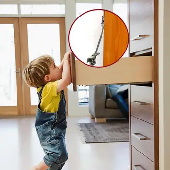 

Anti Tip Furniture Anchors Straps for Cabinets Bookcase Connect Wall and Furniture to Protect Safety of Baby Pets Safety Straps