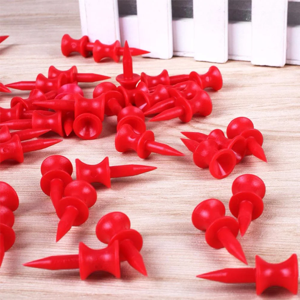 

Mini Golf Tees Outdoor Sports Ball Holder 50pcs Training Equipment Universal 30mm Golfer Lighweight