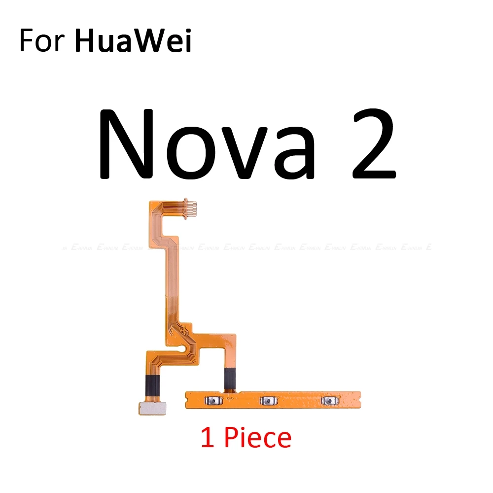 Немой переключатель питания лента-брелок для HuaWei Nova 5i 5 Pro 4e 4 3 3i 3e 2 2S 2i Plus Lite Young ON OFF Кнопка громкости гибкий кабель
