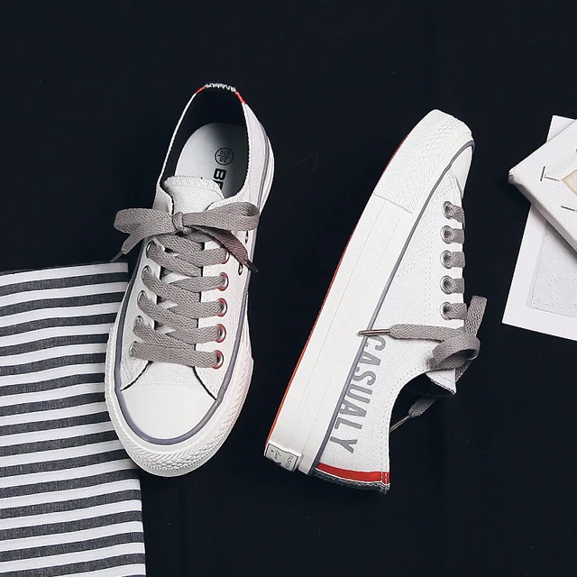 $US $19.85 Women Casual Shoes Noctilucent Low Top Basic Simple Style Lace Up Good Quality Famous Brand White S