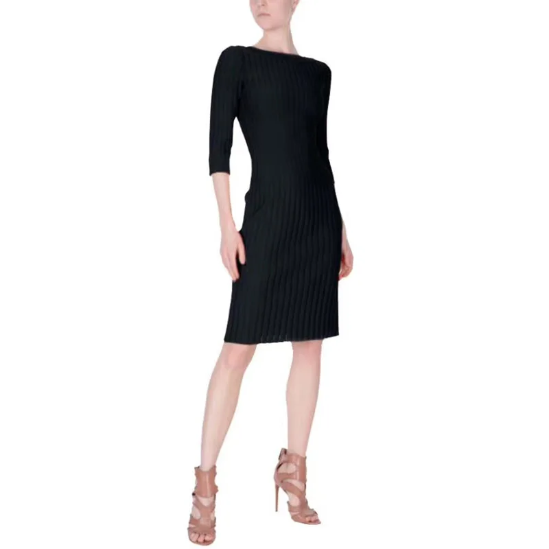 high quality women  quarter sleeve bandge dress   fashion