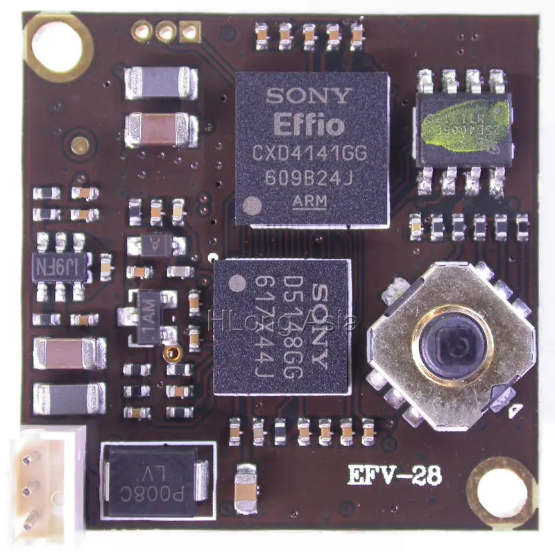 Маленький Блок стиля 3 7 мм LEN WDR Sony 1/3 &quotICX662 ICX663 Super HAD II CCD датчик изображения Effio V