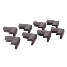 ABWE Лучшая упаковка из 8 детских подушек для уголков для мебели защитный бампер Защитная Подушка коричневый