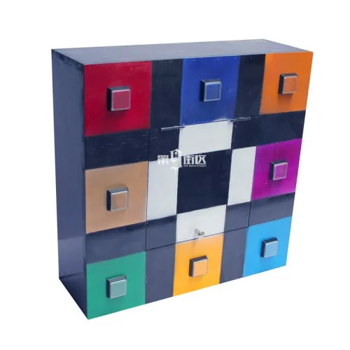 colourful lamp props