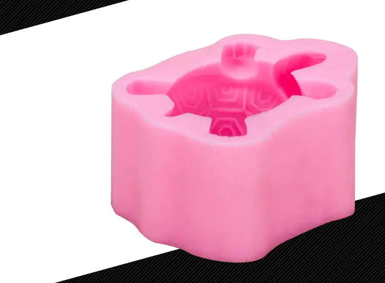 SJ форма для мыла черепаха силиконовая Резина 3D формы для мыла Ремесло Sshape сахарная форма сахарный инструмент DIY ручной работы