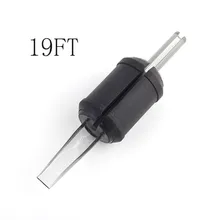 19F) 20 шт 30 мм Одноразовые плоские/Magnum трубы черные мягкие силиконовые татуировки сцепление прозрачные пластиковые трубки точный комбо бесплатно