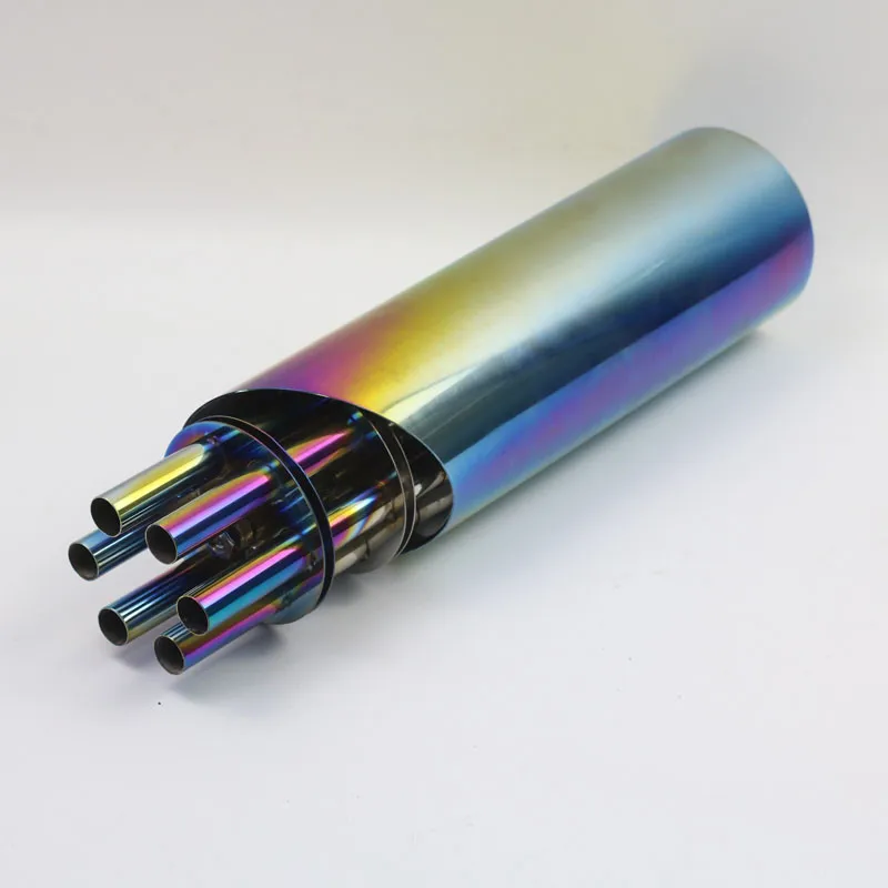 

Universal Modified Motorcycle Exhaust Pipe Gatling Gun Style For Honda Kawasaki Yamaha KTM DUCATI ATV