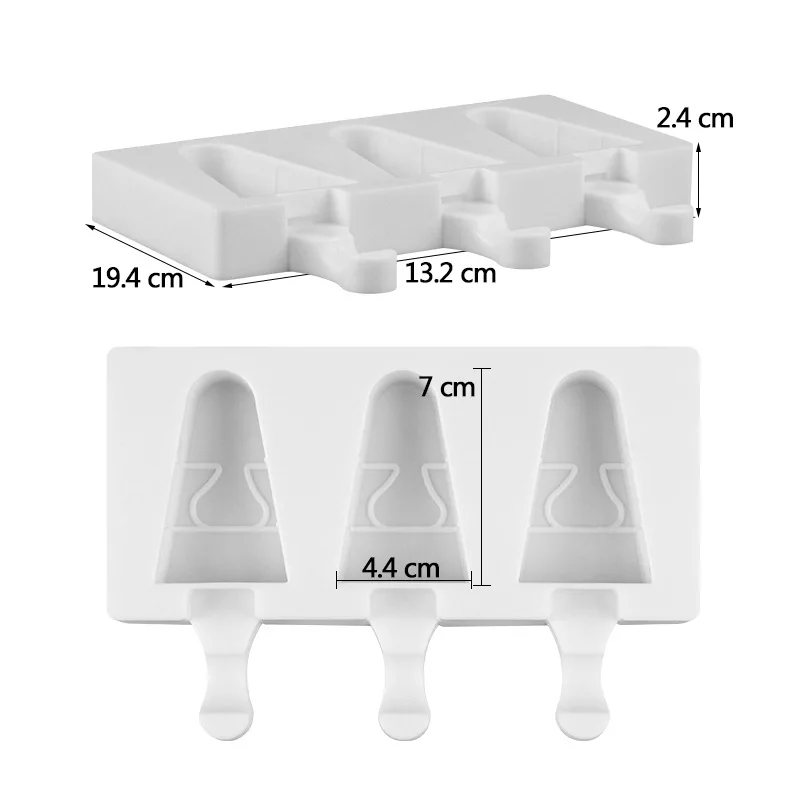 9 формы силиконовая форма для Фруктового мороженого на палочке мороженого поднос кубика льда мороженое плесень, украшенное мозаикой из драгоценных камней, 12 шт. палочка для эскимо мусс формы для выпечки Инструменты