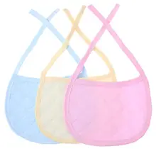 Новорожденных Burp Полотна для кормления слюны Полотенца комплект одежды из 3 предметов для новорожденных нагрудники натуральный хлопок для девочек и мальчиков кормления слюны нагрудники Полотенца