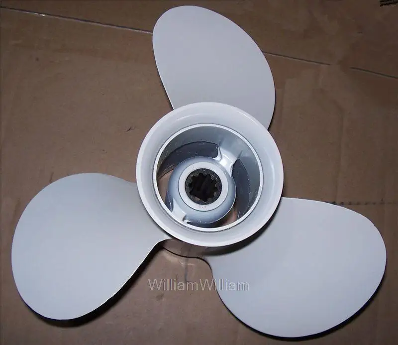 

Free shipping parts for Yamaha Hidea parsun outboard motor propeller 25HP 30 HP 9 7/8 * 11-1/4
