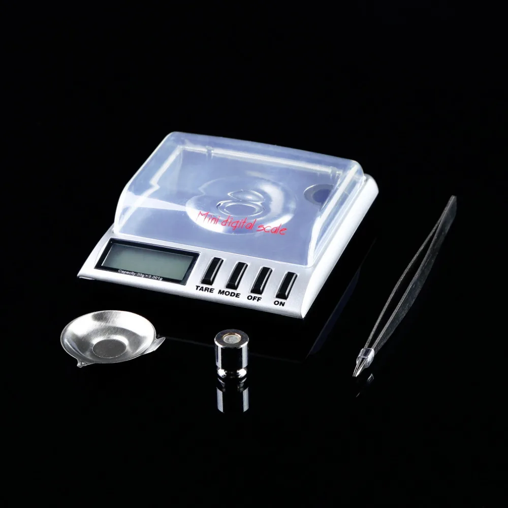 Image 0.001g 20g Digital Milligram Gram Scale balance weight Diamond Jewelry tool  New Free Shipping