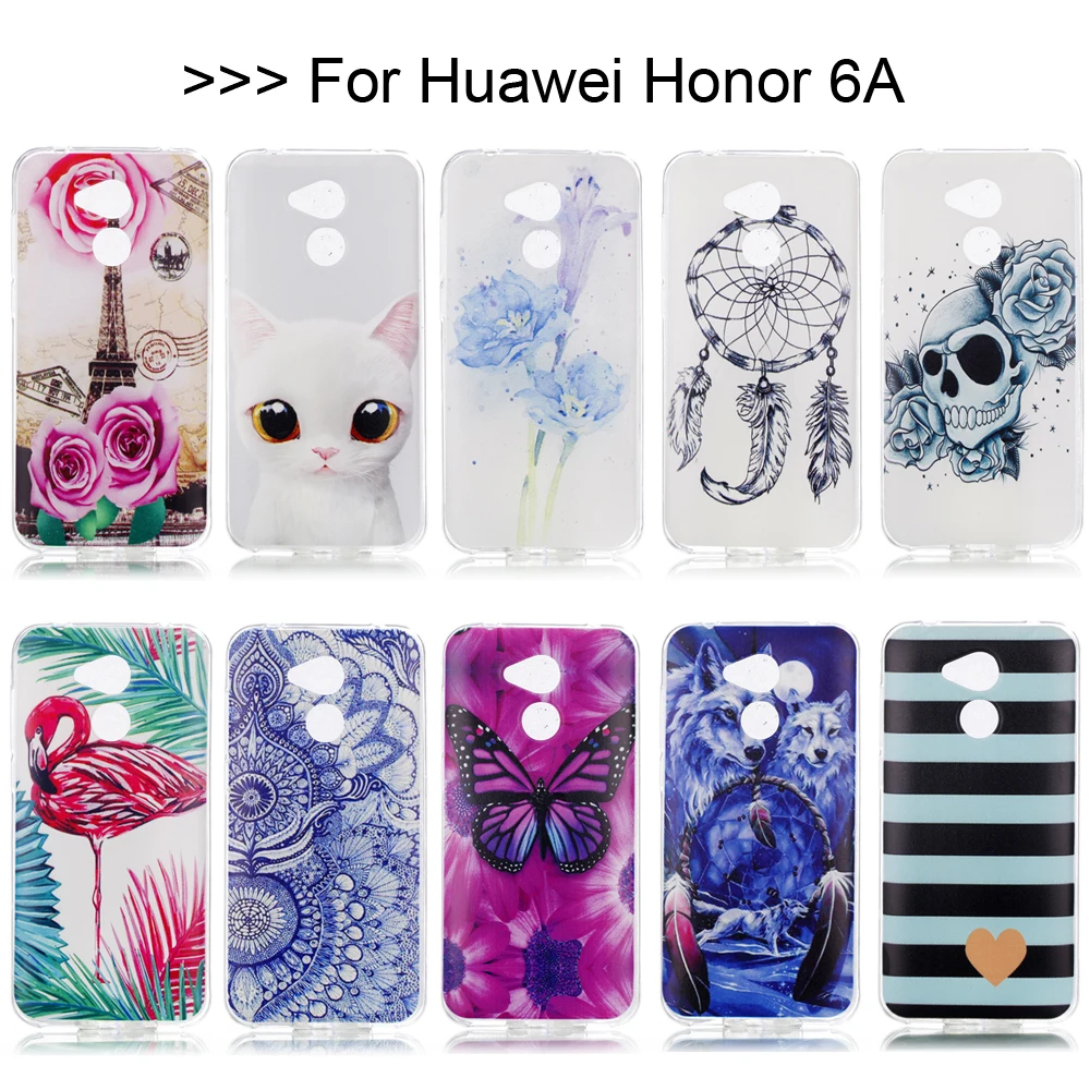 

TPU Case for Huawei Honor 6A 6 A DLI-AL10 DLI-TL20 Soft Silicone Back Cover for Huawei Honor A6 DLI AL10 TL20 Fashion Phone Case