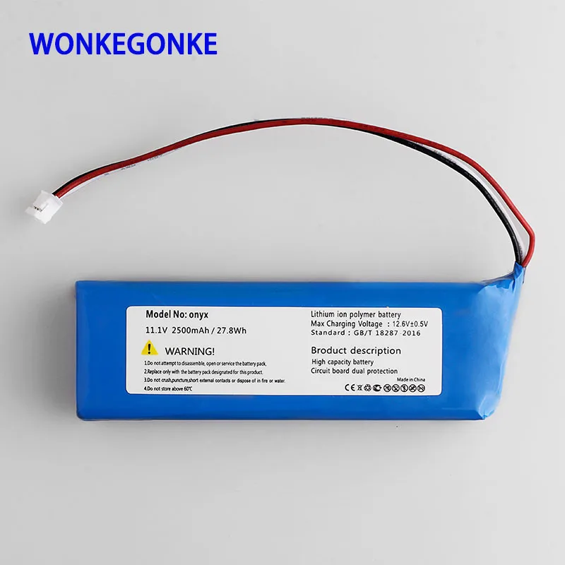 WONKEGONKE 2500 mah аккумулятор для Harman Kardon Onyx PR-633496 батареи номер отслеживания