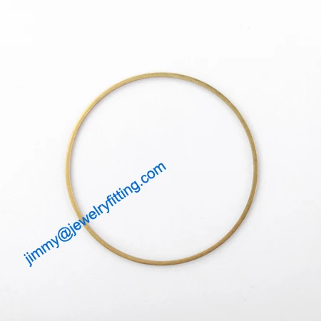 

2000PCS Raw Brass Circle 40*1*1mm copper Rings jewelry findings Conntctors Quoit