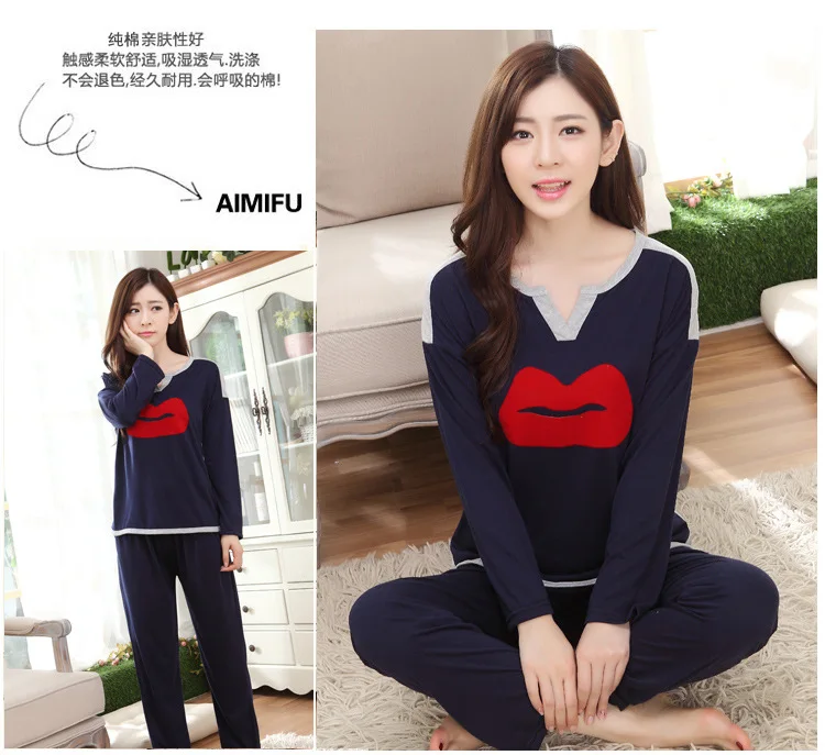 redlip pajamas set (4)