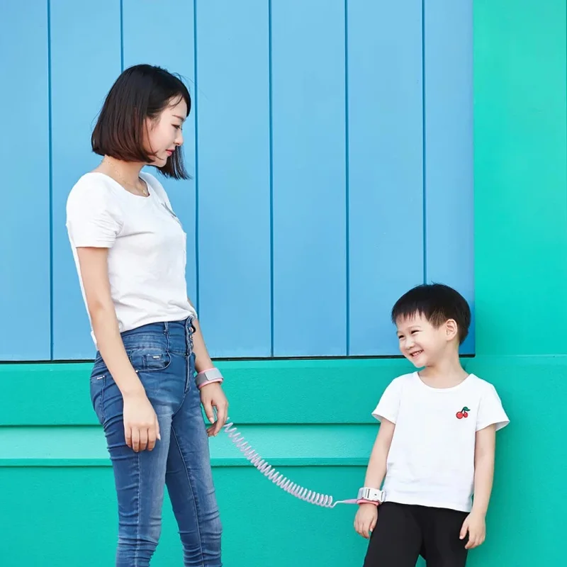 Xiaomi Youpin 2 метра Анти-потери ремень браслет безопасности Регулируемый для детей мягкий Тяговый канат браслет Открытый