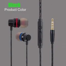 Super Bass Estéreo de Metal Fone De Ouvido 3.5mm Jack fone de Ouvido Fone De Ouvido com Microfone Música Fone De Ouvido para ZTE Nubia N1 Z5 Z5S mini