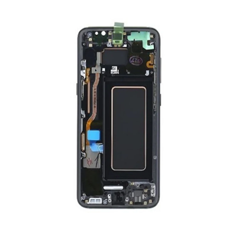 Для samsung S8 S8 + Plus Super Amoled Дисплей SM-G9550 G955 G950 ЖК-дисплей Сенсорный экран планшета сборки с рамкой 100 шт./лот