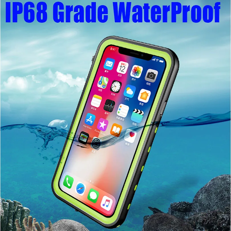 Для IPhone 11 Pro Max XS XR чехол RedPepper Dot Plus прозрачная задняя крышка IP68 Водонепроницаемый чехол для дайвинга под водой PC+ TPU Защитный чехол IPX09
