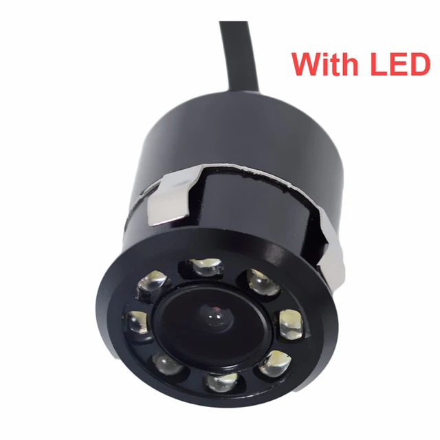 Reverse Camera Rearview Car  Infrared Night With & Without LED Vehicle Backup Wiring Waterproof HD  Camera Kit - Image 3