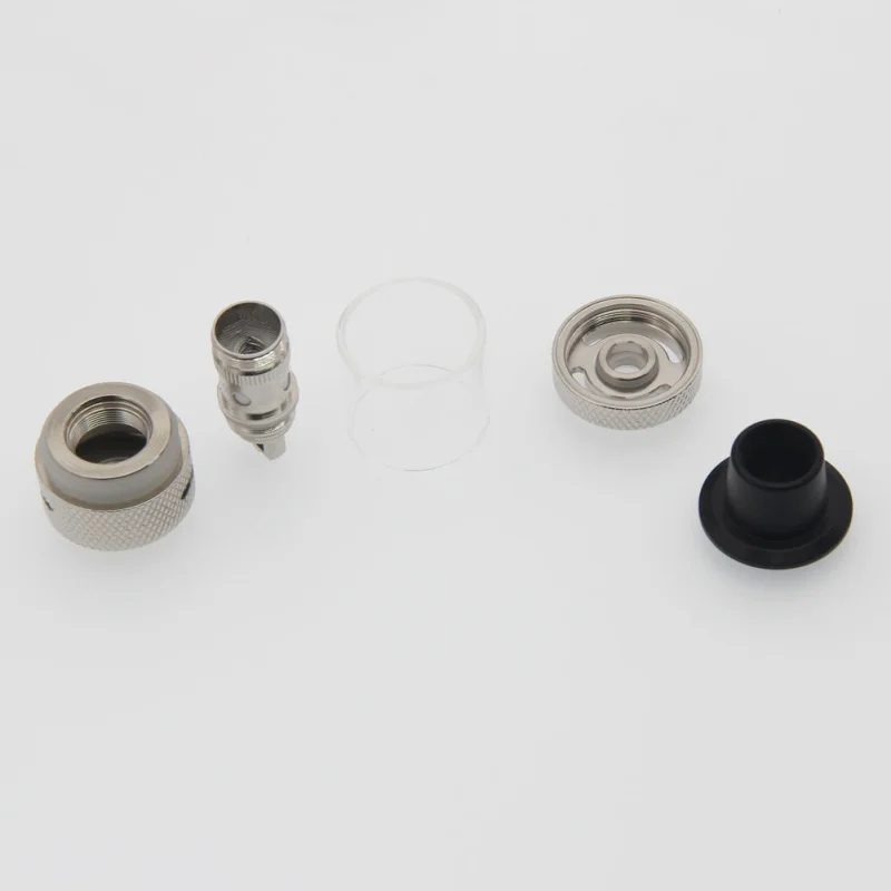 E-XY G1 Atomizer Vapor Knurled Tank 22mm Vaporizer 2.5ML Capacity 0.5 ohm for E-Cigarette Vape Box Mod DMS E-XY G1 Atomizer Vapor Knurled Tank 22mm Vaporizer 2.5ML Capacity 0.5 ohm for E-Cigarette Vape Box Mod DMS