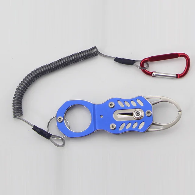 Folding Fising Gripper Outdoor Portable Lock Fishing Tackle Tools Fish Lip Clip