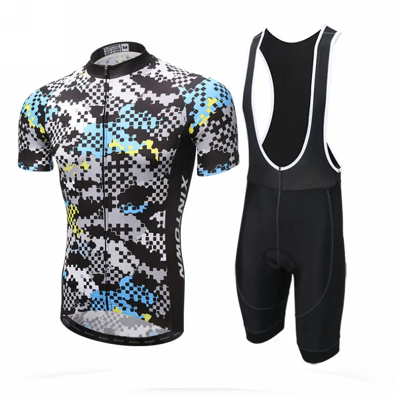 Men s Summer Colorful Grid font b Cycling b font Short Sleeve font b Jersey b