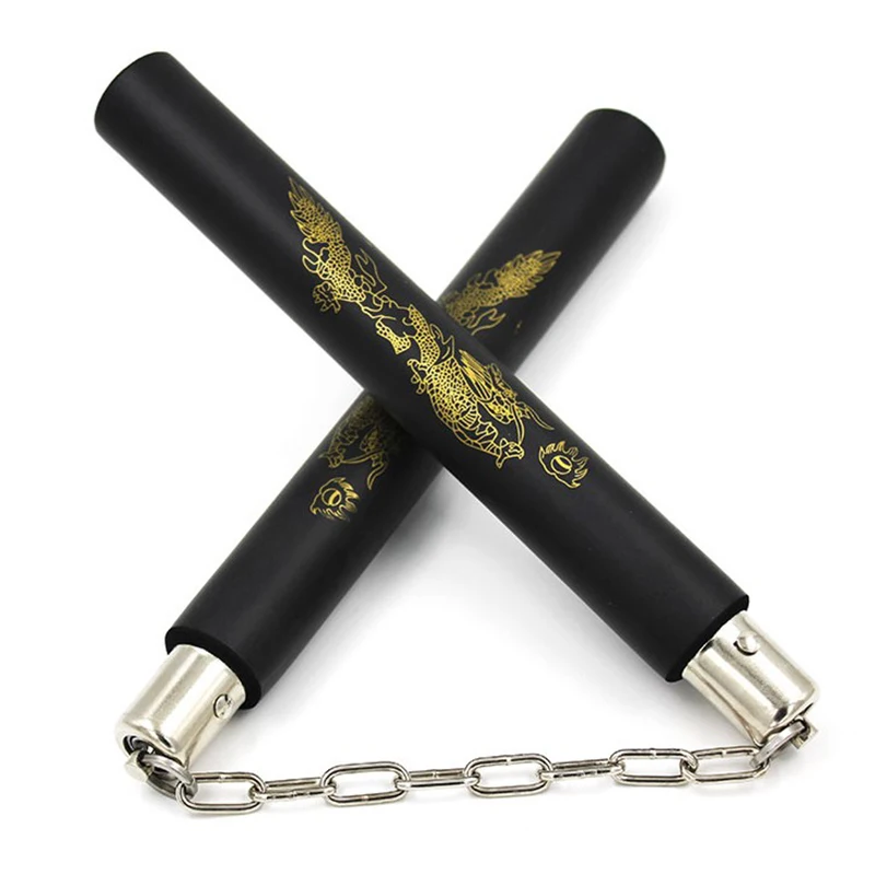 

4 Colors Classical Hot Sales New Martial Arts Training Practice Foam Pad Nunchucks Karate Nunchakus Dragon Durable equipment