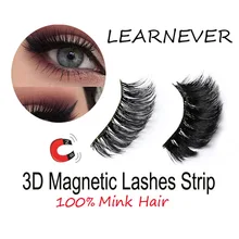 4pcs Pair Magnetic Magnet Eyelashes Eye Makeup Kit Thick Good Quality 3d Mink Magnetic False Eyelashes