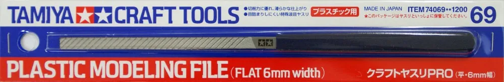 

Tamiya 74069 Plastic Modeling File (Flat 6mm Width) Craft Tools