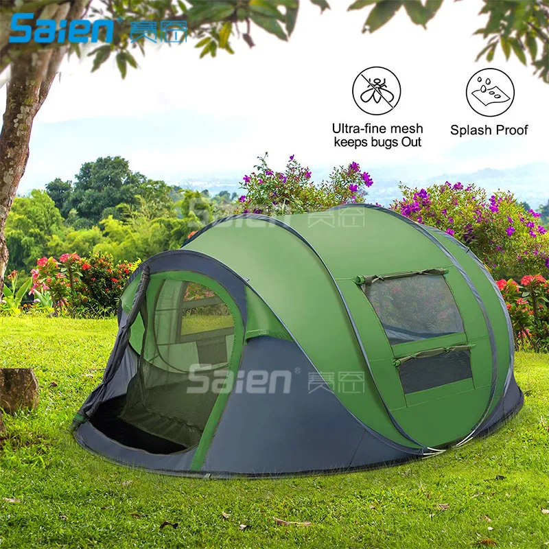 

Instant Pop Up Tent 3-Person Family Camping Tent with Carrying Bag for Outdoor Camping Hiking Fishing Travel Beach Park,