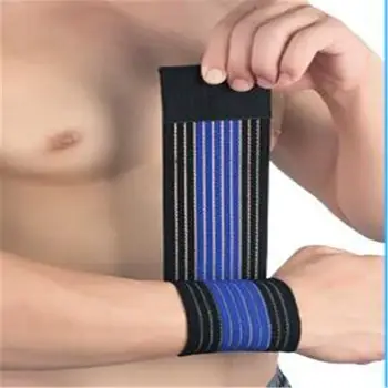 

Adjustable Wrist Protection Elastic Bandage Band Strength Training Wrist Guard for Weightlifting Sports etc