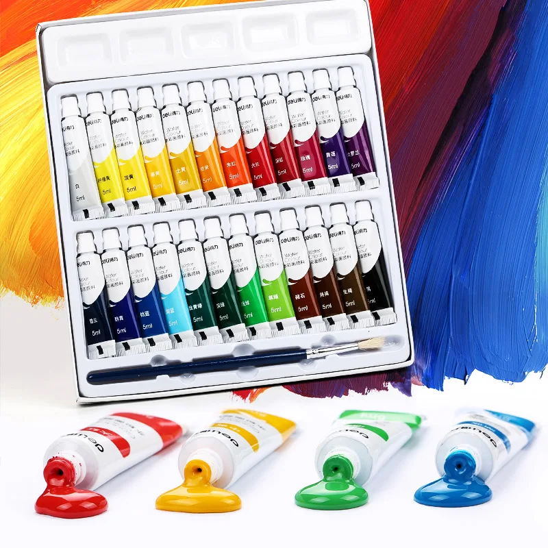 12/18/24 Colors 5ML/12ML Watercolor/Gouache/Acrylic Paint set for