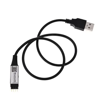 

LAIDEYI Super Mini LED Bluetooth Controller For Light Strip USB LED RBG Controller Wireless LED Lighting Controller New arrival