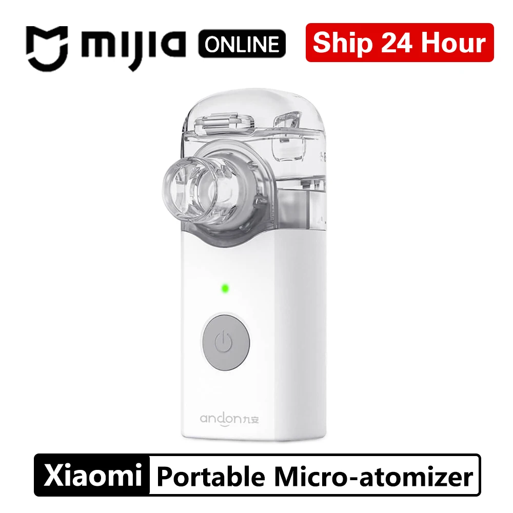 

Xiaom Mijia Jiuan Andon Portable Micro-atomizer Nebulizer Mini Handheld Inhaler Resprator for Children Adult Cough Treat Medical
