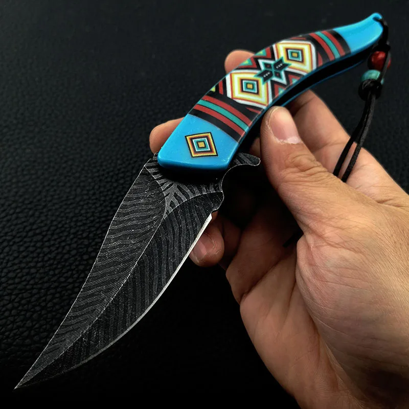 Коллекция Ножи тактические складные лезвия Ножи карманные ножи Индийский Родной Ножи подарок для него отец PaPa и I Love друг коллекционеров, Новинка