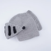 Горячее специальное предложение твердый Взрослый Новинка шапочка Древнеримский воин вязаная шапка ручная зимняя шапка