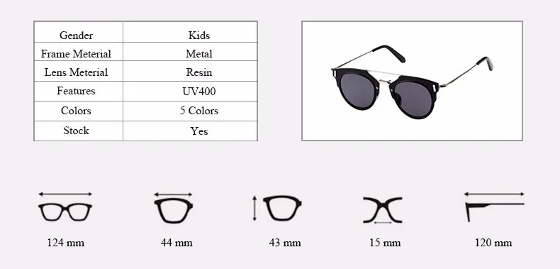 Брендовые дизайнерские детские круглые солнцезащитные очки для девочек милые детские UV400 зеркальные Kawaii Алмазный диск солнцезащитные очки N582