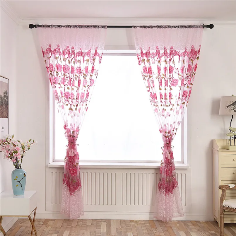 Leaves Sheer Curtain (5)